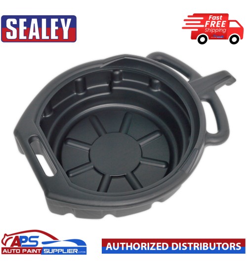 SEALEY Oil/Fluid Drain Pan 7.6ltr Drainer Drip Tray DRP02